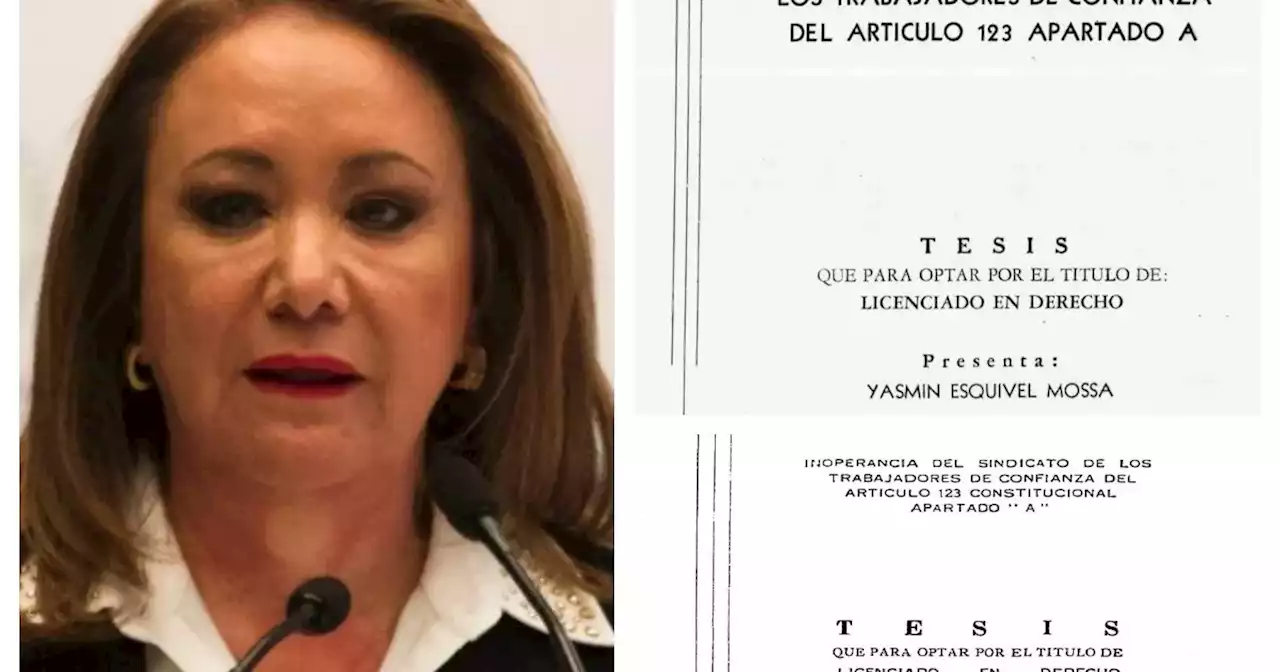 Niega Sheridan 'pitazo' en revelación de plagio de la ministra Yasmín Esquivel