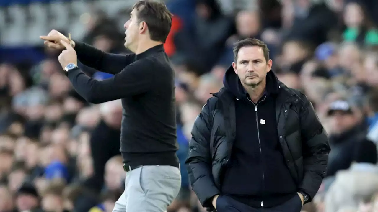 Lopetegui to enjoy late win for 'two or three hours' as Lampard claims Everton were 'the better team'