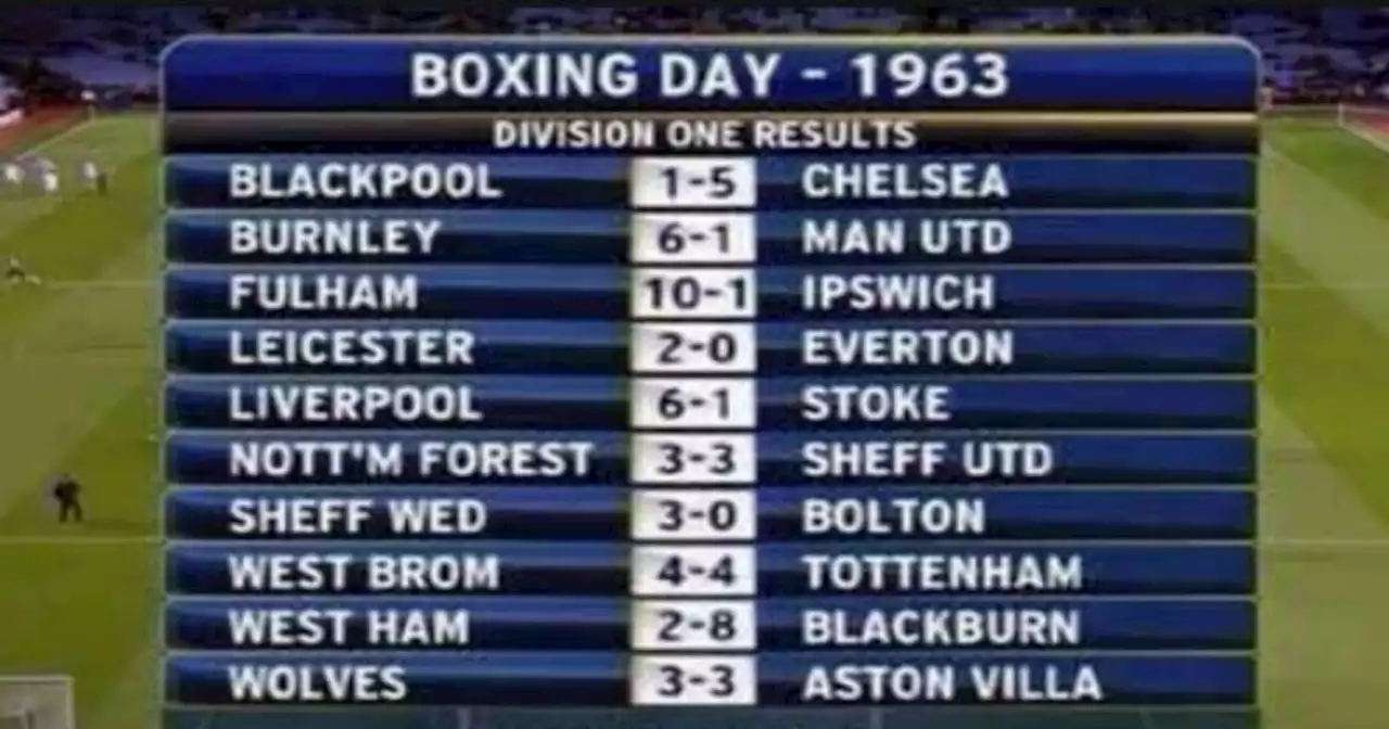 Man Utd crisis, Liverpool's title advantage: 16 Conclusions on the 66-goal Boxing Day of 1963