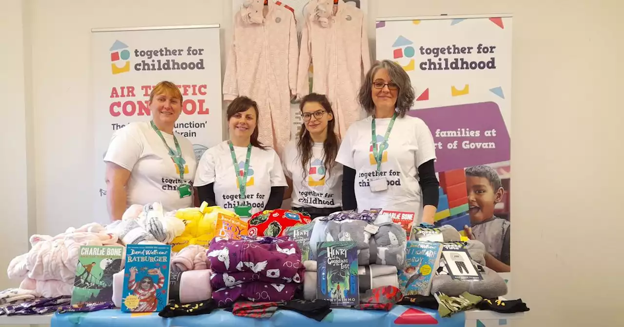 Hundreds of Govan schoolkids given 'cosy kits' to help them stay warm this winter