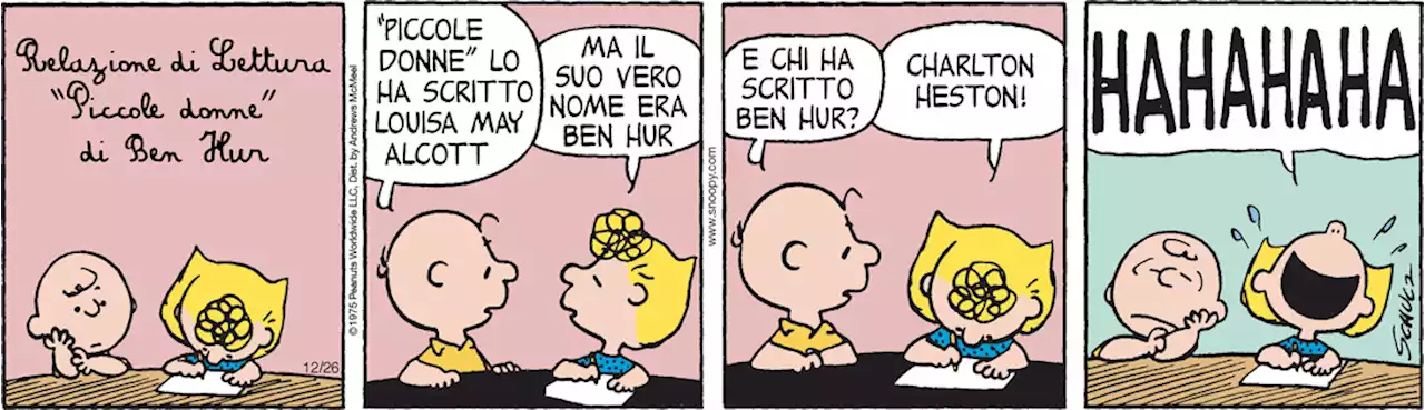 Peanuts 2022 dicembre 26 - Il Post