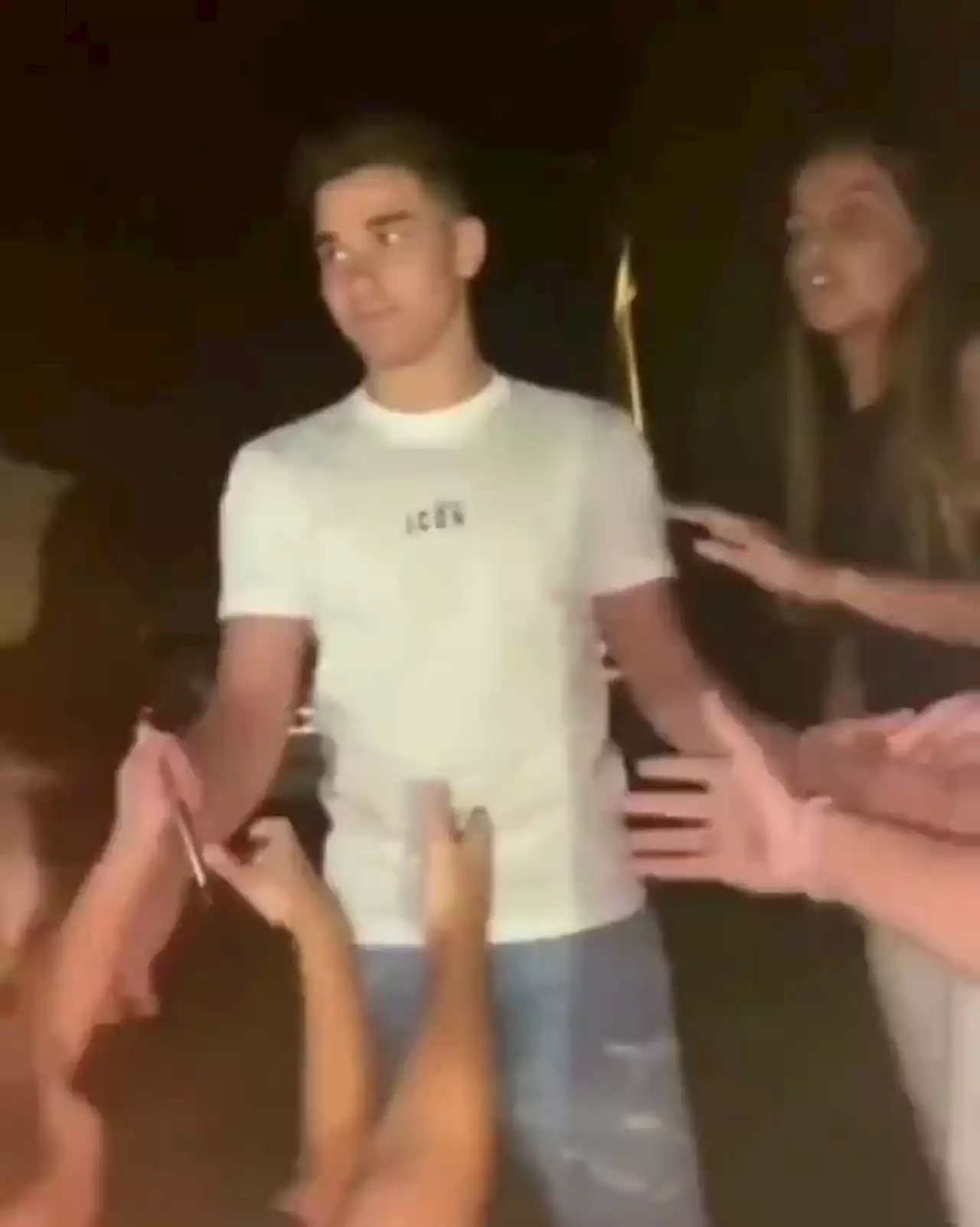 VIDEO | Una actitud de la novia de Julián Álvarez se hizo viral