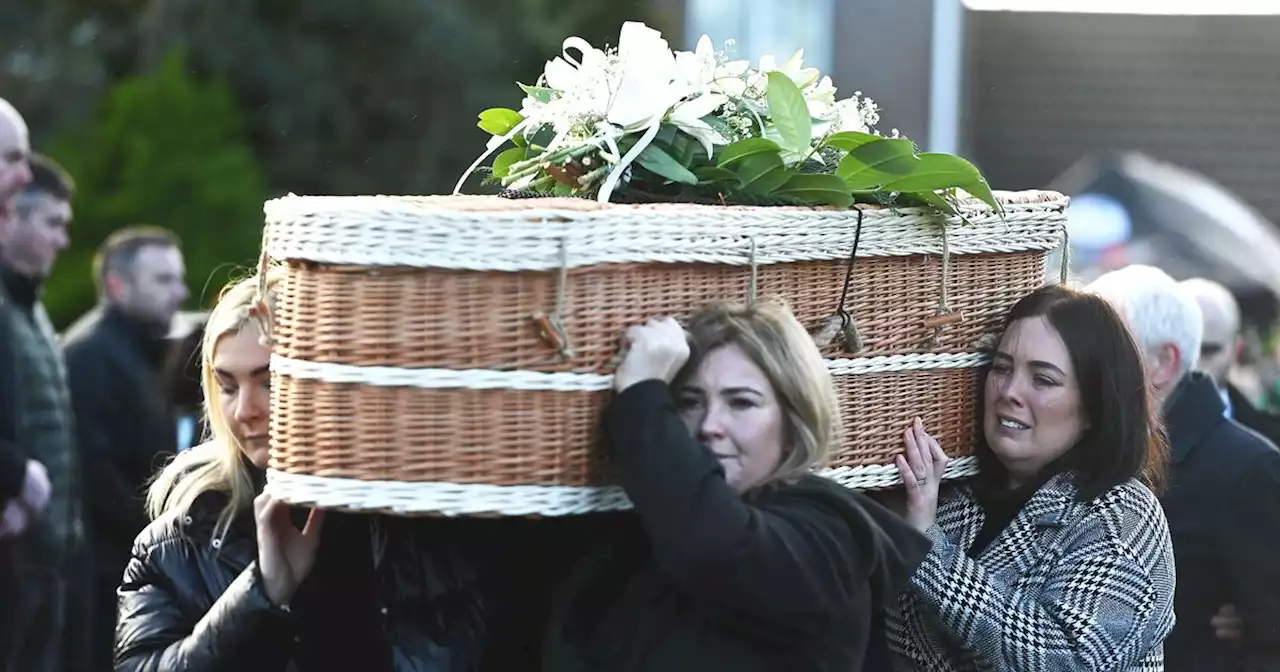 Tears flow as murdered mum-to-be Natalie McNally laid to rest