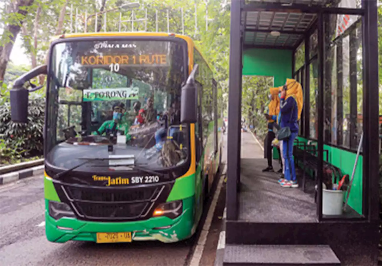 Ada Halte Baru Bus Trans Jatim, Kini Bisa Turun di Alun-Alun Sidoarjo