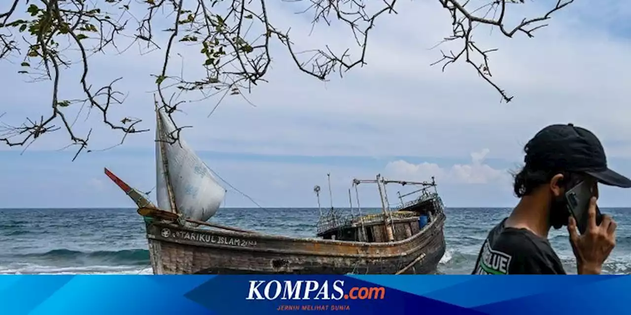 Sebulan Terapung di Laut, Puluhan Pengungsi Rohingya Terdampar di Indonesia dalam Kondisi Kelaparan