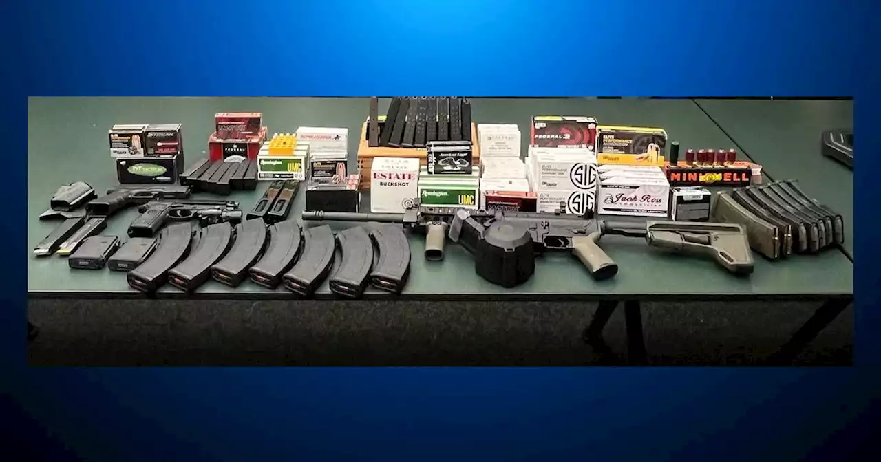 Multiple guns including AR-15 assault weapon seized from Menlo Park man