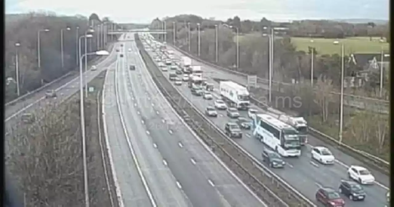 Christmas misery for motorists after 12-car smash shuts M6 in Greater Manchester