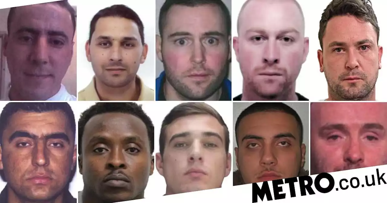 The most wanted violent criminals on the run this Christmas