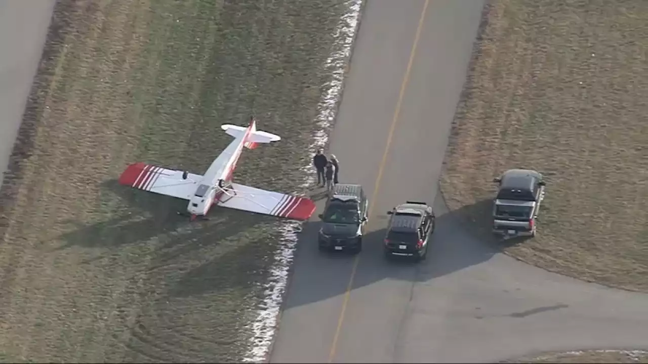 Small Plane Flips Over While Landing at NH Airfield