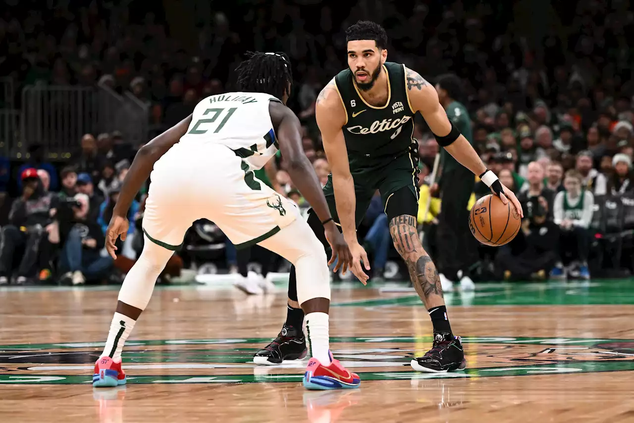 Tatum Has 41, Celtics Push Back on Giannis, Bucks 139-118