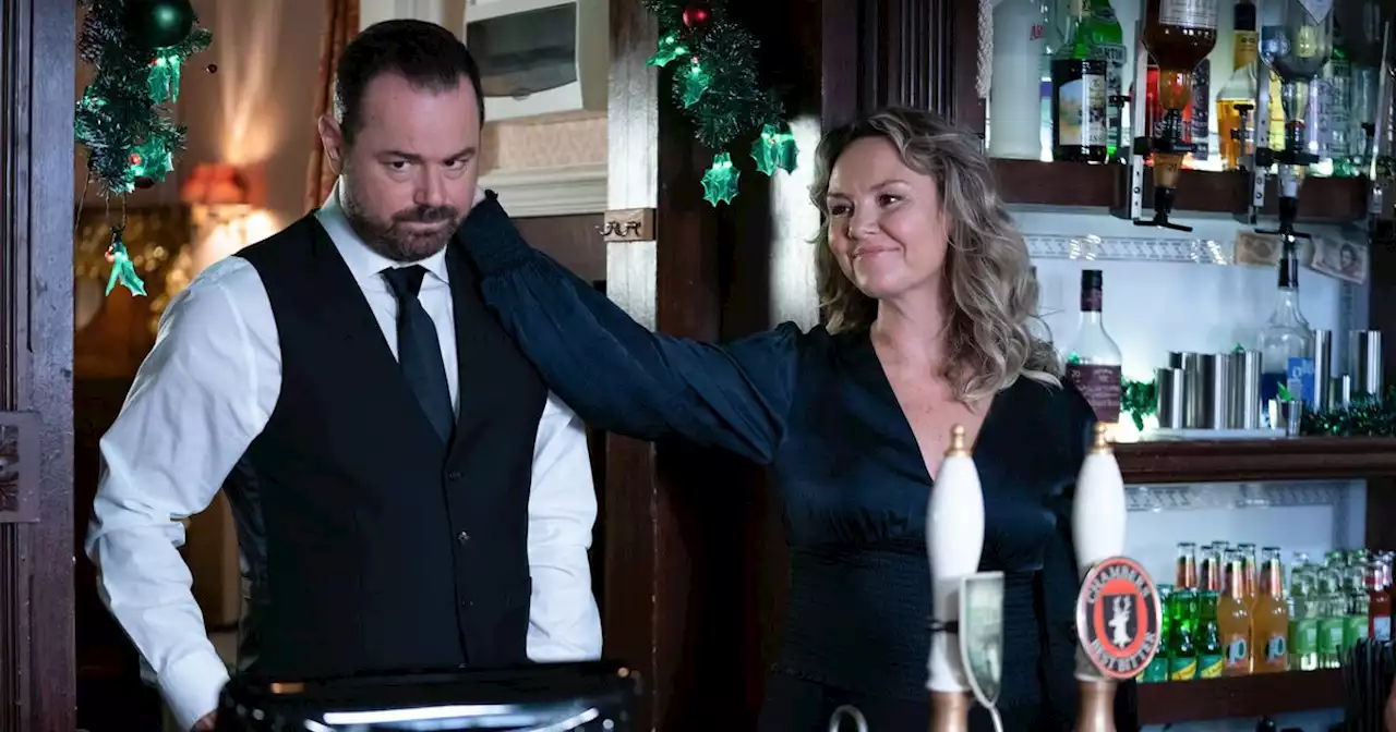 EastEnders' Charlie Brooks shares BTS pic with Danny Dyer after his last episode