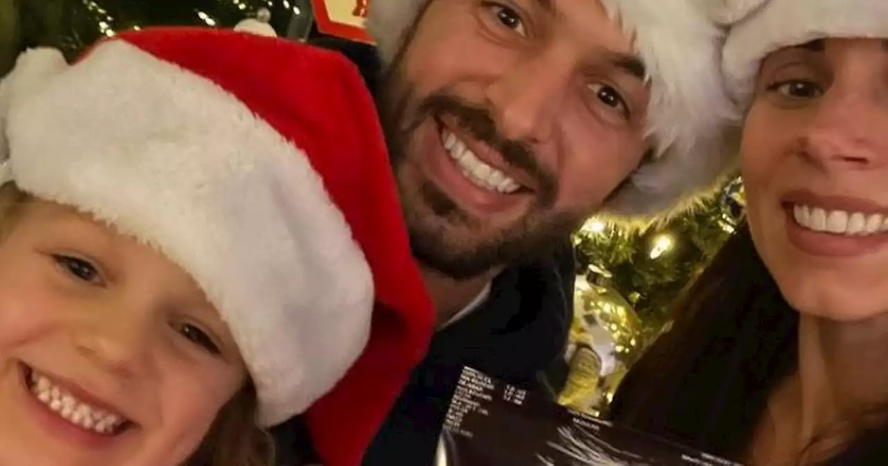 Mario Falcone shares ultrasound of second child as wife Becky cradles bump