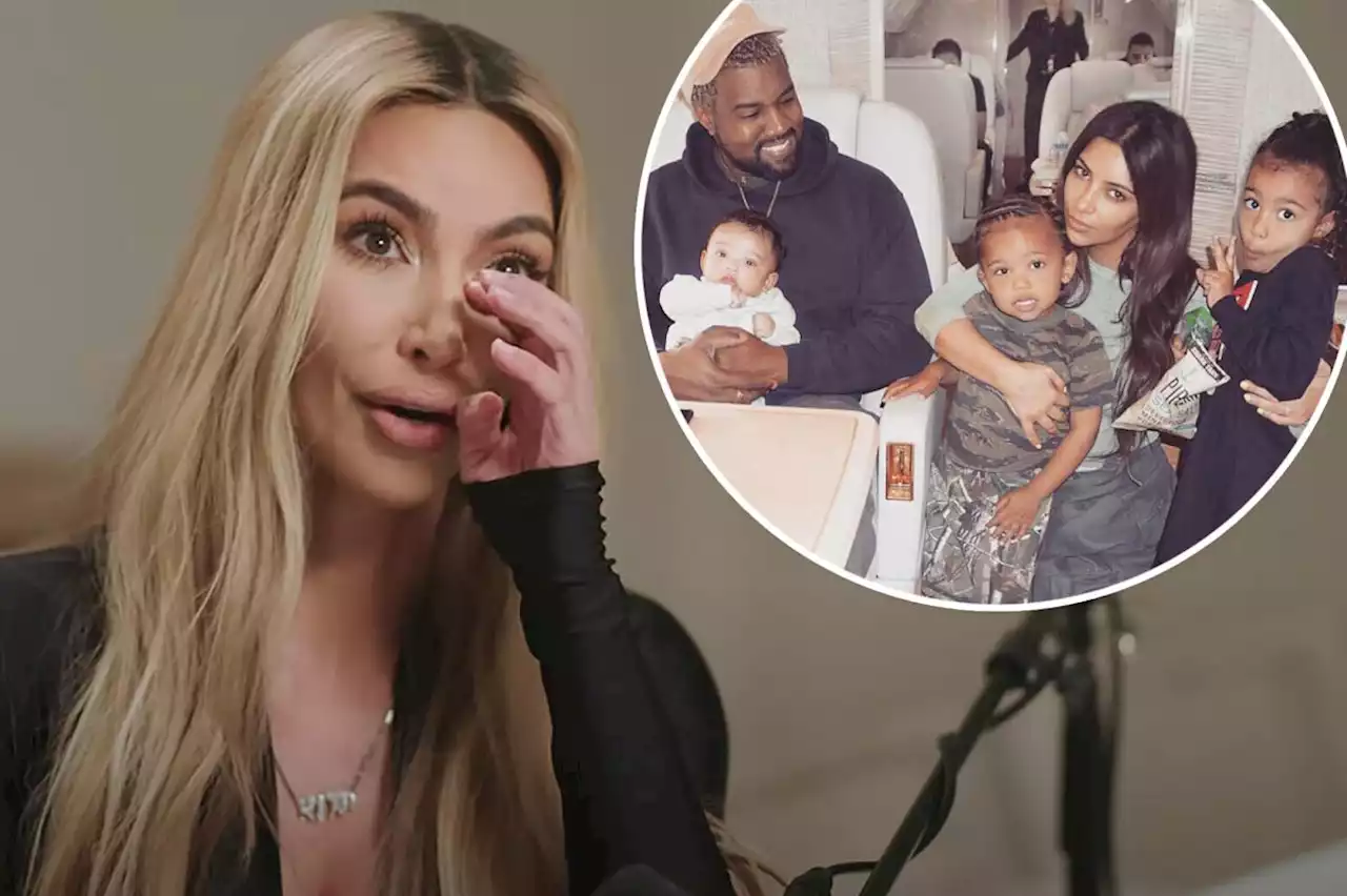 Kim Kardashian cries over co-parenting with Kanye West: It’s ‘f–king hard’