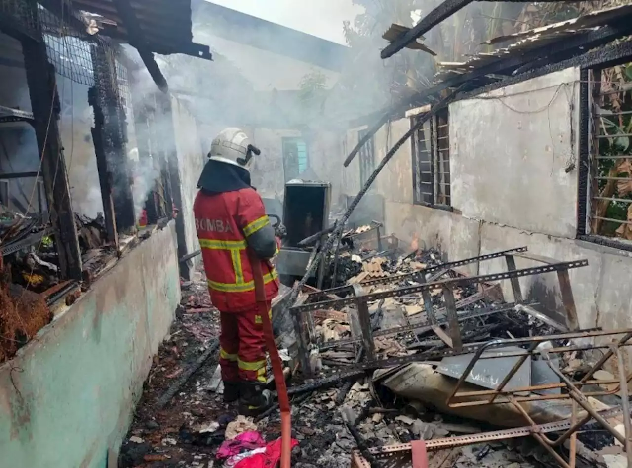 Home for disabled in JB catches fire, senior citizen injured