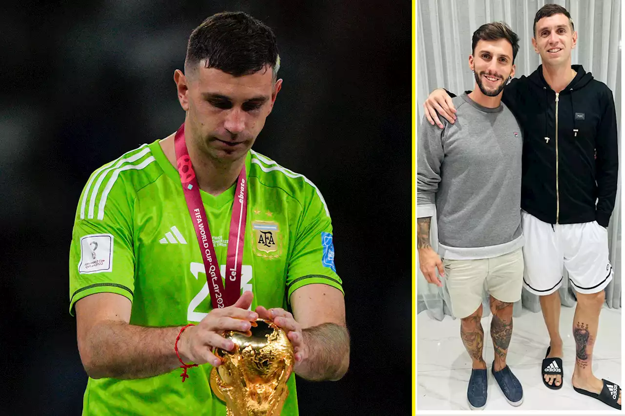 Emiliano Martinez reveals new World Cup tattoo after Argentina's victory celebrations