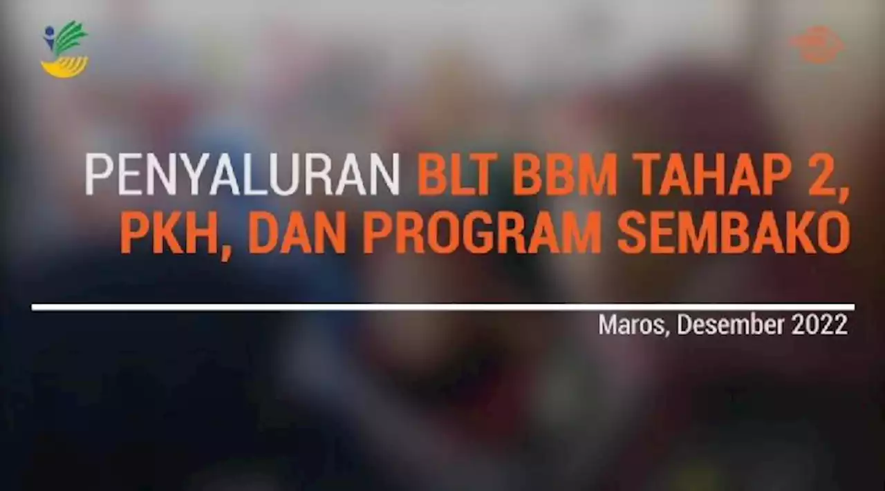 Bupati Maros Salurkan Bantuan Pemerintah