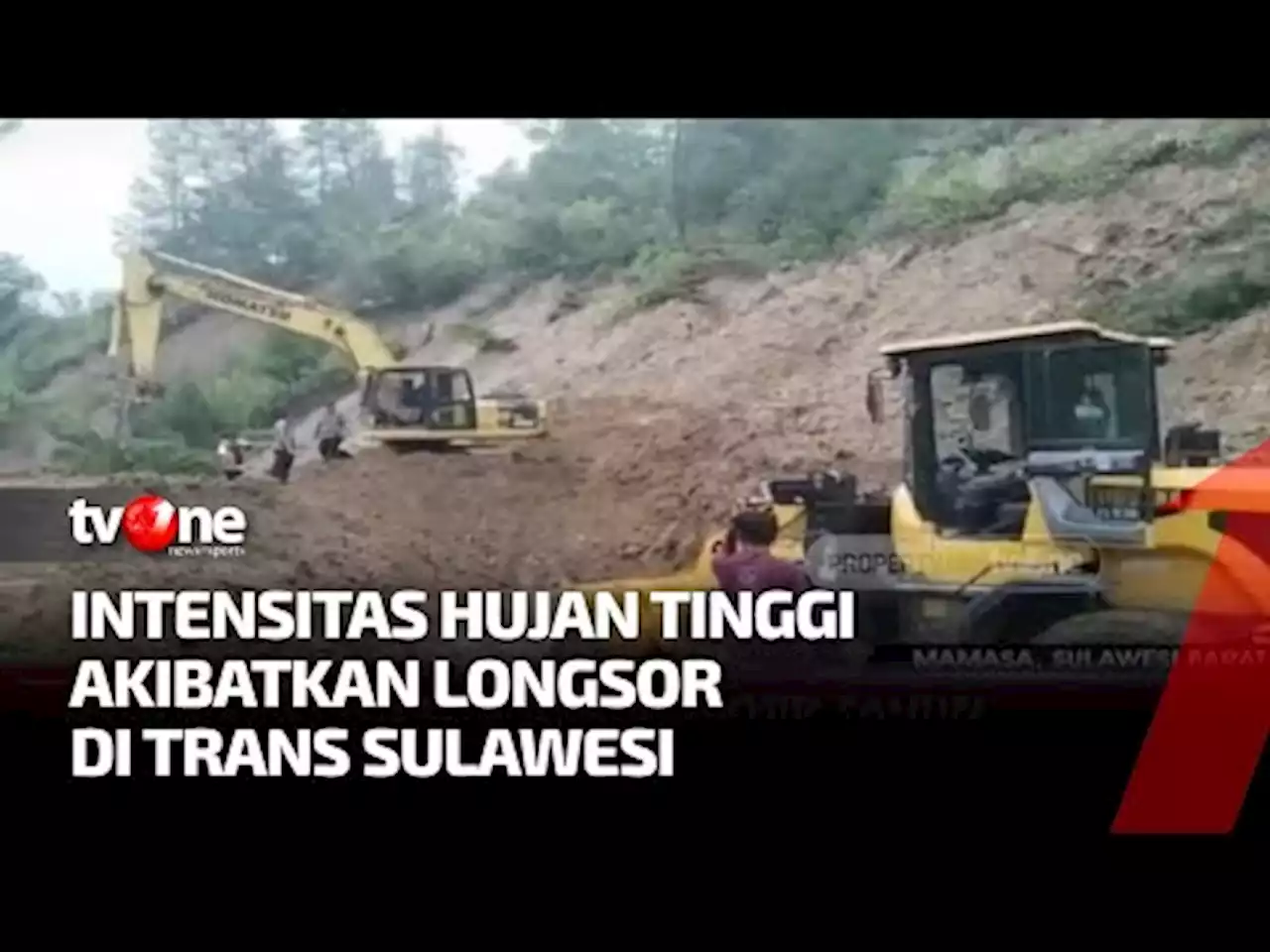 Cuaca Buruk Akhir Tahun, Hujan Deras Picu Longsor di Trans Sulawesi - tvOne