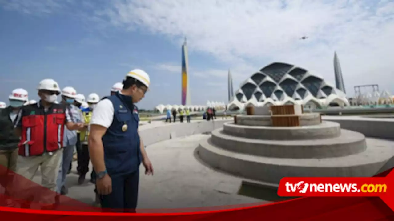 Gubernur Jawa Barat Ridwan Kamil Pantau Langsung Kesiapan Operasional Masjid Al-Jabbar Untuk Masyarakat