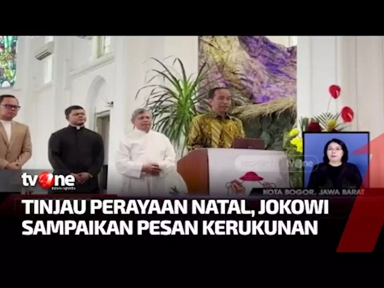 Presiden Jokowi Meninjau ke Sejumlah Gereja dan Sampaikan Pesan Ini - tvOne