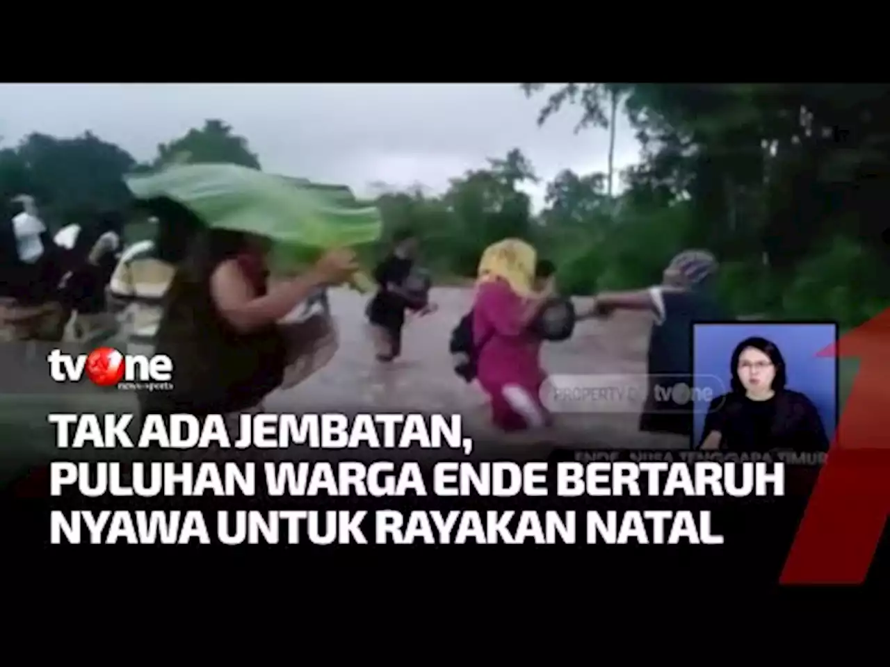 Puluhan Warga Bertaruh Nyawa Berjuang untuk Merayakan Natal - tvOne