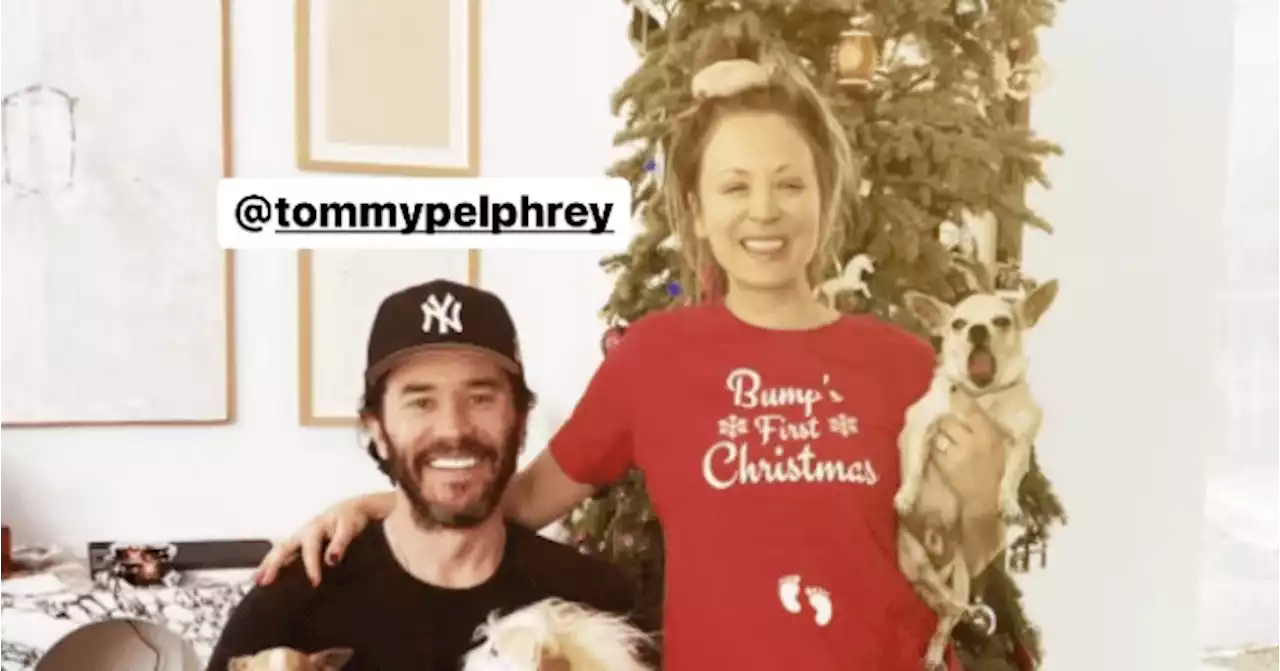 'Bump's 1st Christmas'! Kaley Cuoco Shares Pregnancy Photos