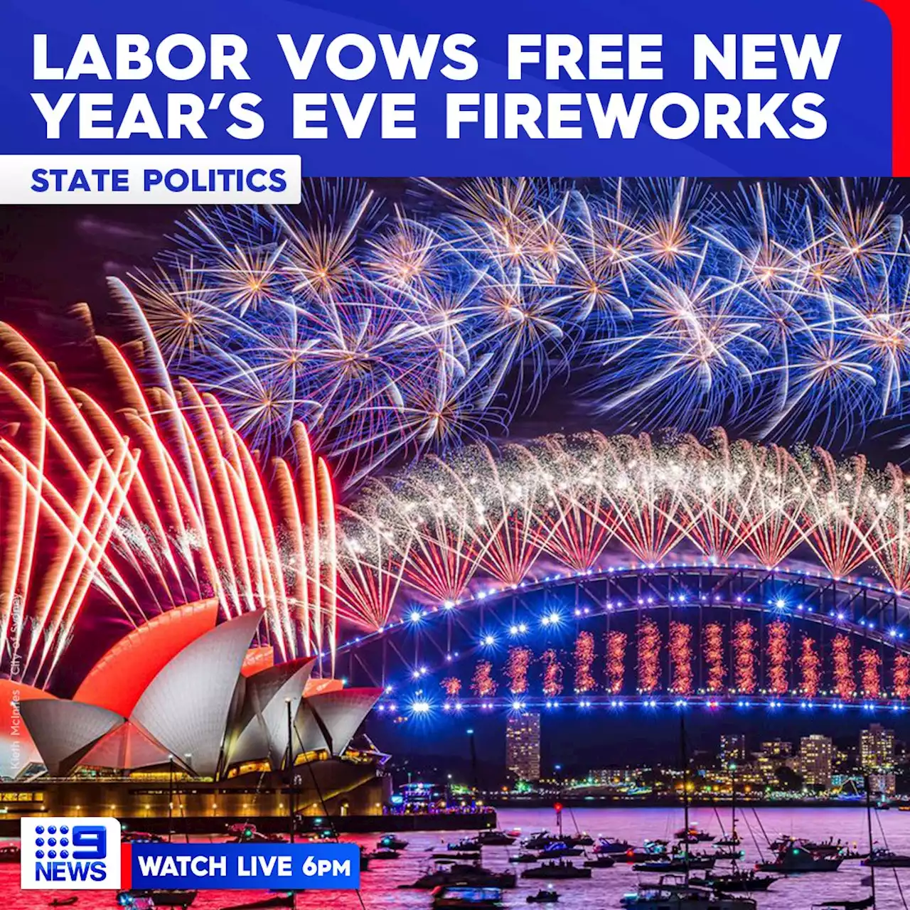 Labor vows to make Sydney's New Year's Eve fireworks tickets free