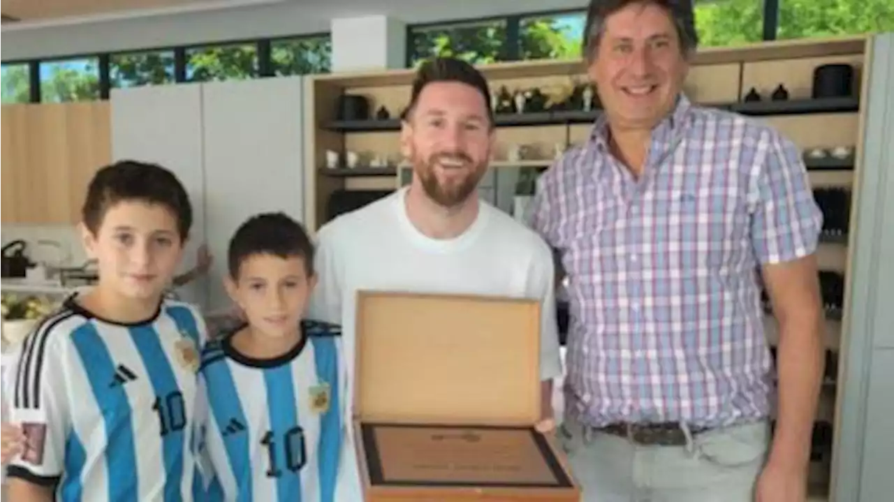 Messi fue declarado ciudadano ilustre de Funes: 'Gracias por el cariño de siempre'