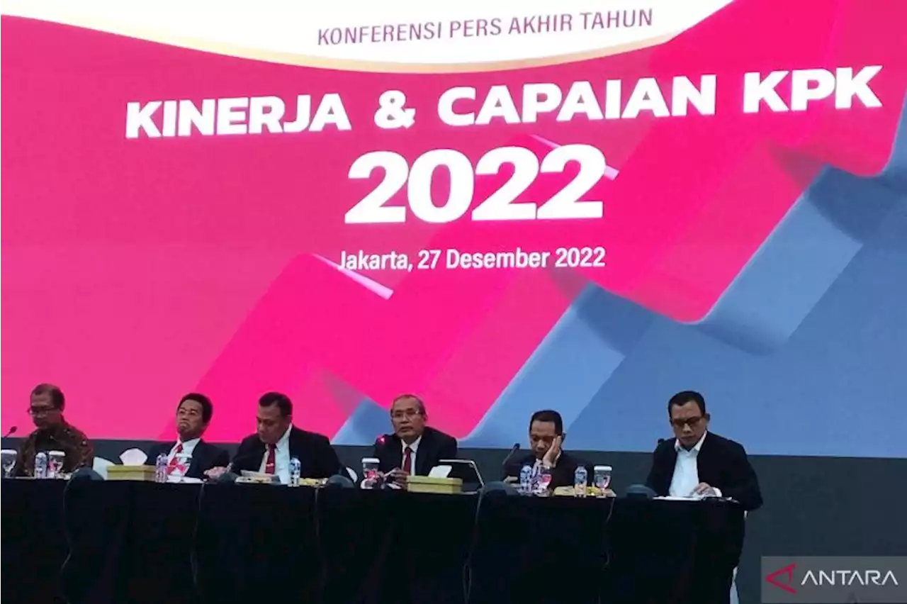 KPK tetapkan 149 tersangka selama 2022