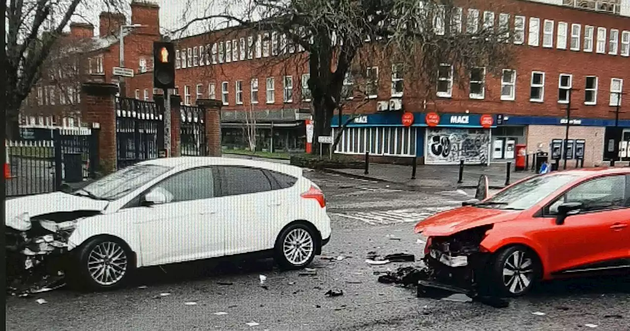 Man arrested on suspicion of being 'twice the legal limit' after Belfast crash