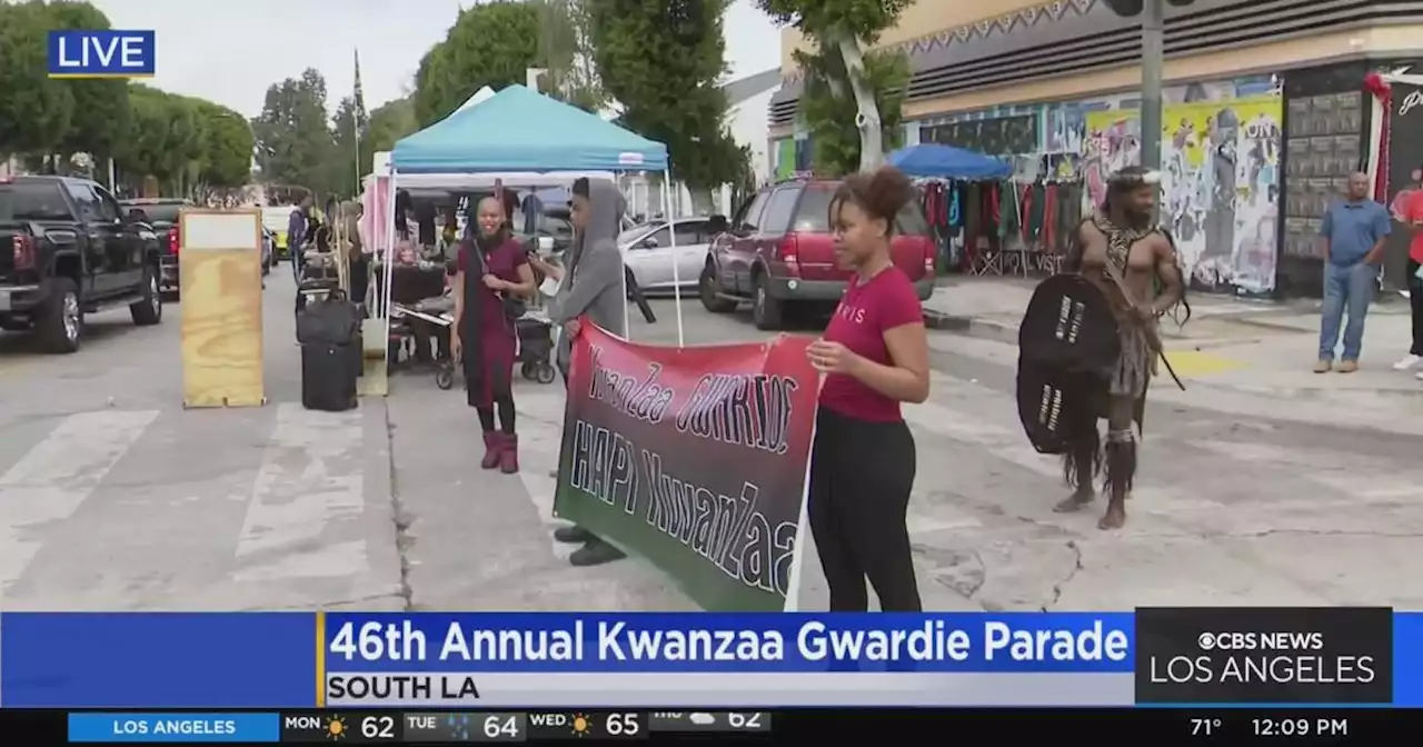 Parade, festival mark start of Kwanzaa in Leimert Park