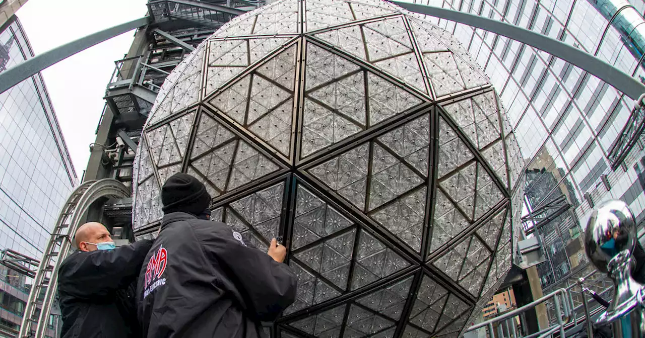 Times Square New Year's Eve ball set to get nearly 200 new crystal triangles