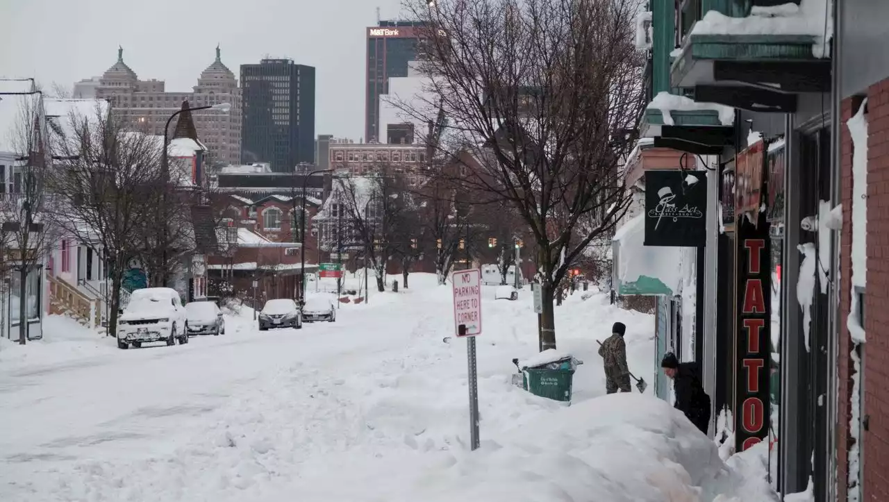 Schneesturm in den USA: Militärpolizei soll in Buffalo Fahrverbot durchsetzen