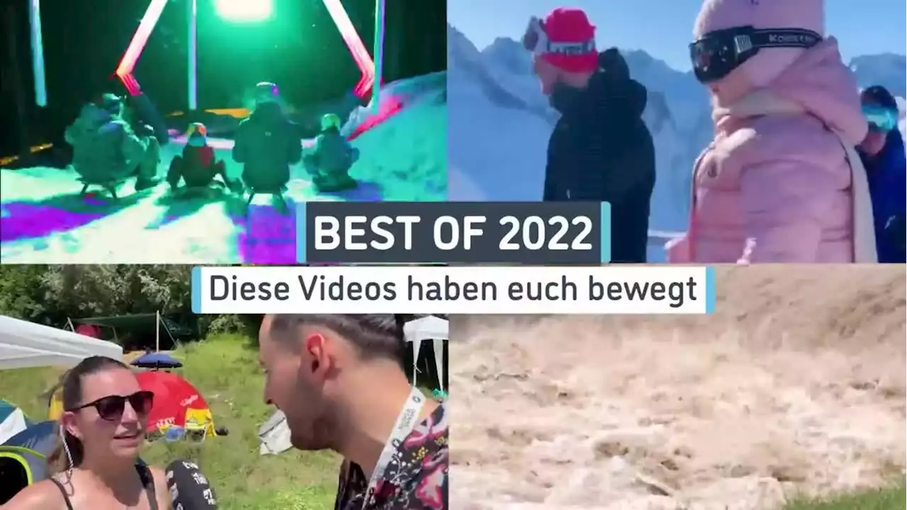 Wassermassen, wankende Älpler und Alkoholtests: Das sind die Top-Videos des Jahres