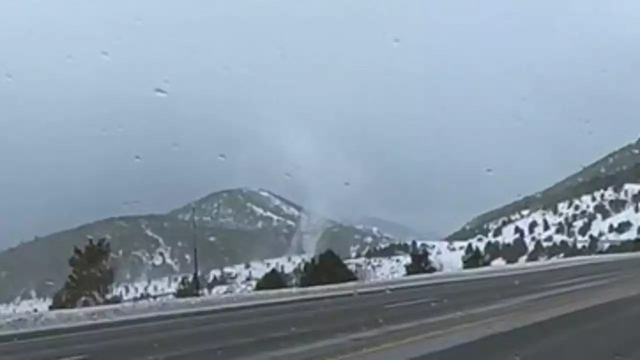 Rare 'snownado' caught on camera in Idaho