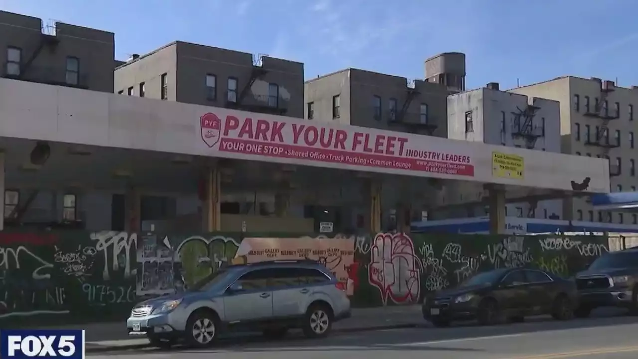 Harlem lot turned into truck depot after opposition to housing plan