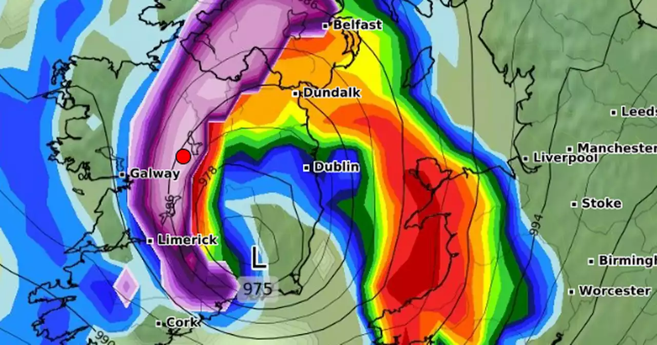 Met Eireann's unusual forecast pinpoints grim conditions amid storm warning
