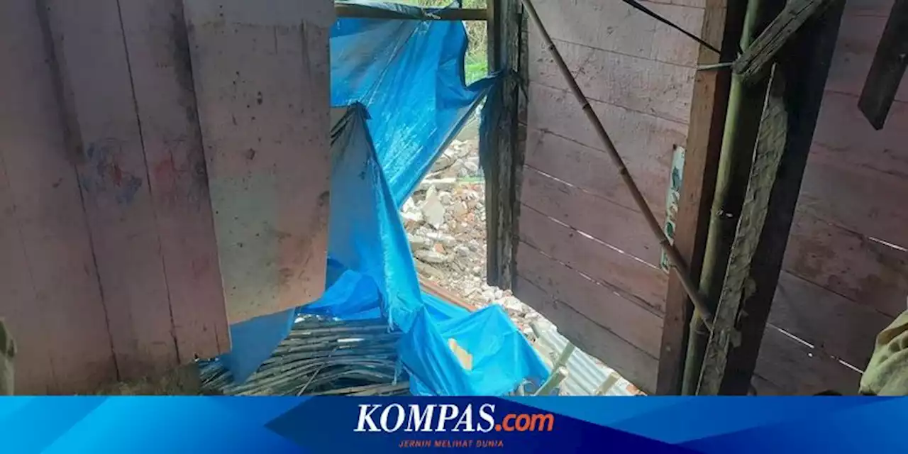 Hujan Deras, Sejumlah Rumah di Bantaran Sungai Lusi Blora Longsor, Penghuni Tidur di Pos Ronda