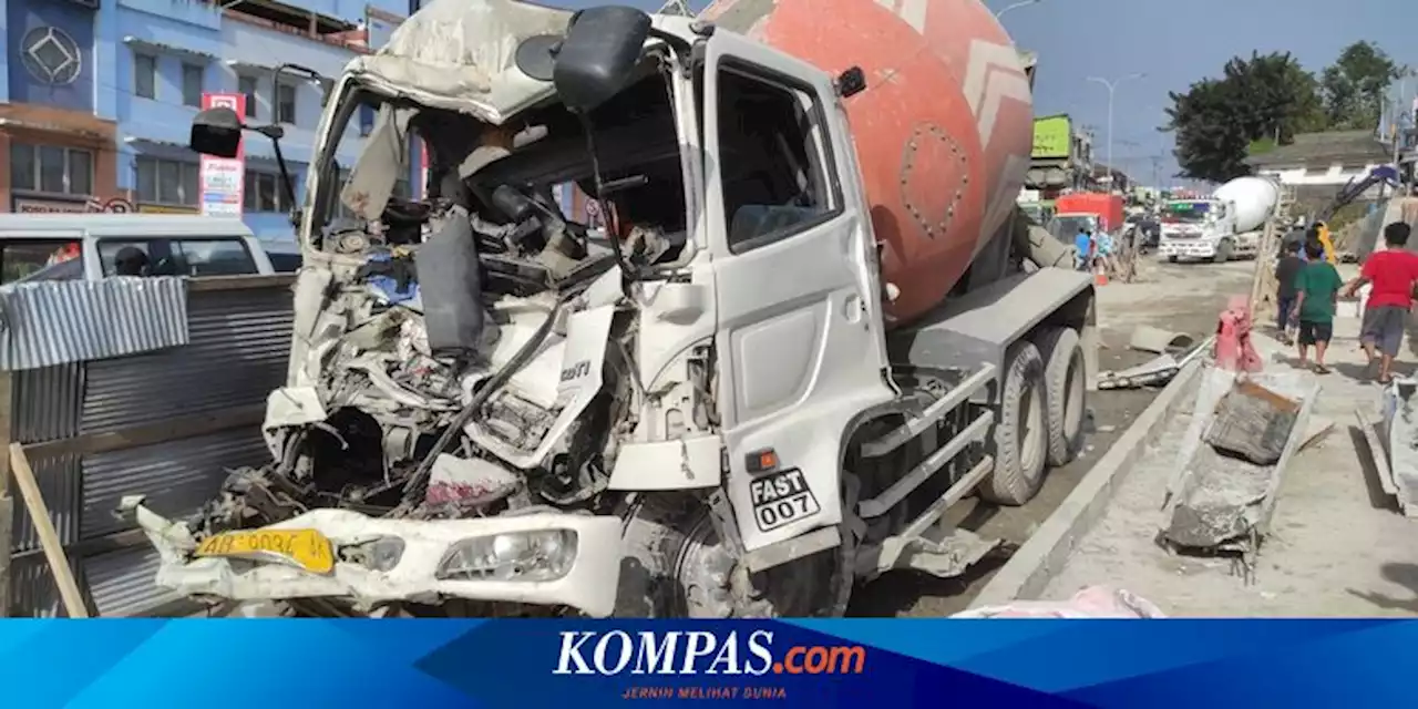 Kecelakaan Maut di Muara Rapak Balikpapan Terjadi Lagi, Sopir Truk Molen Tewas