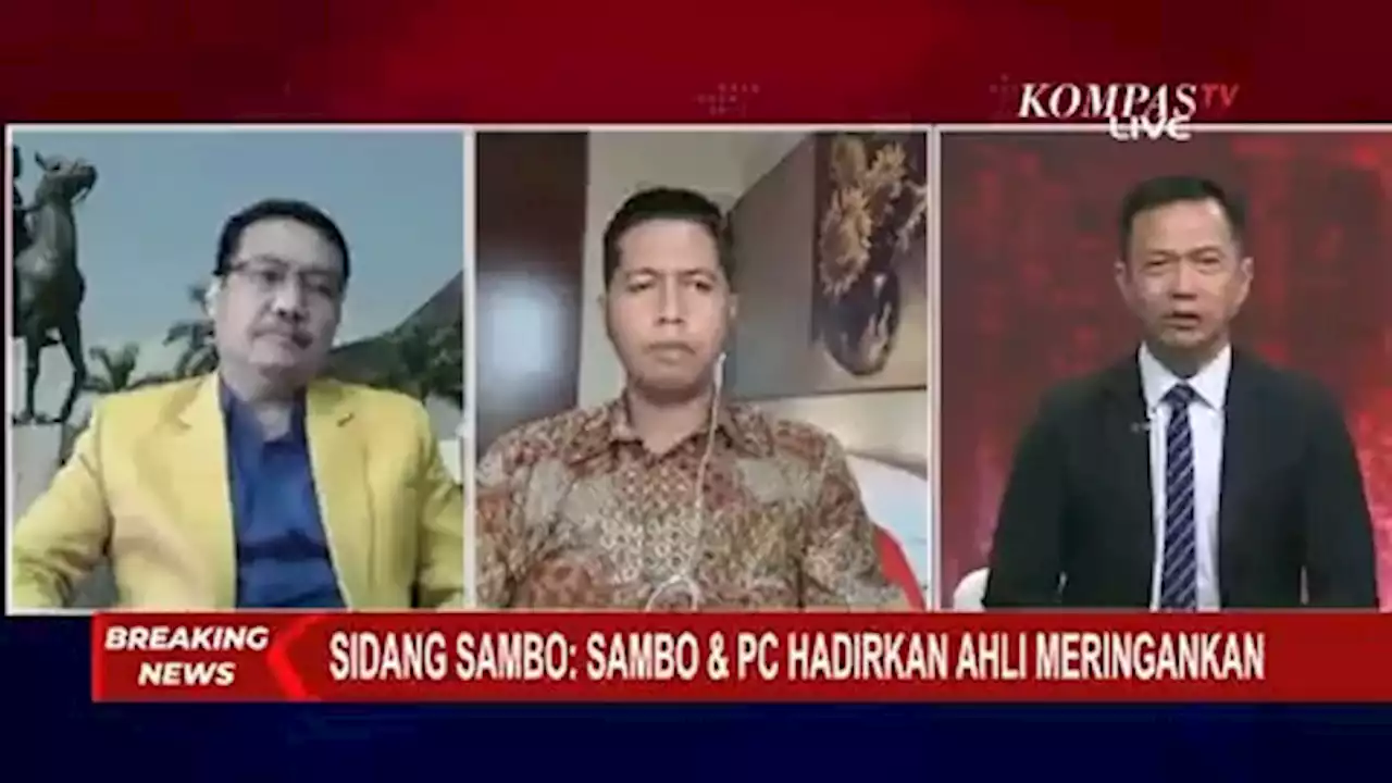 Ahli Hukum Pidana Elwi Danil Dihadirkan dalam Sidang Sambo Hari Ini...