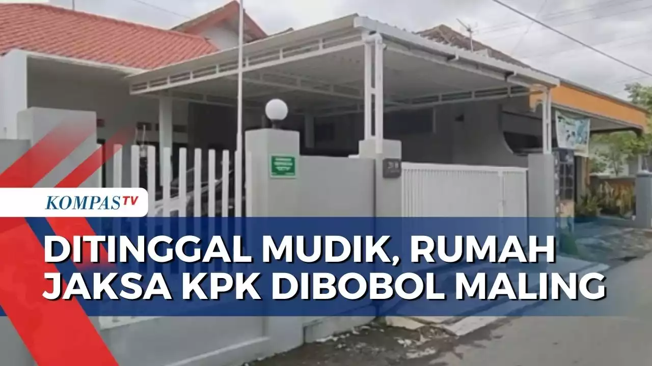 Rumah Jaksa KPK di Yogyakarta Dibobol Maling, Pelaku Ambil Laptop dan Berkas Penting