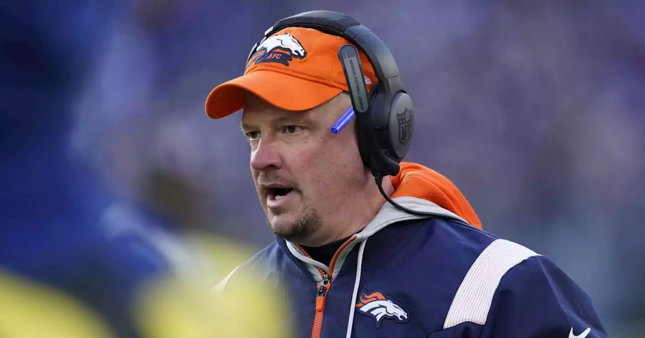 Day after giving up 50 points to Rams, Broncos fire coach Nathaniel Hackett