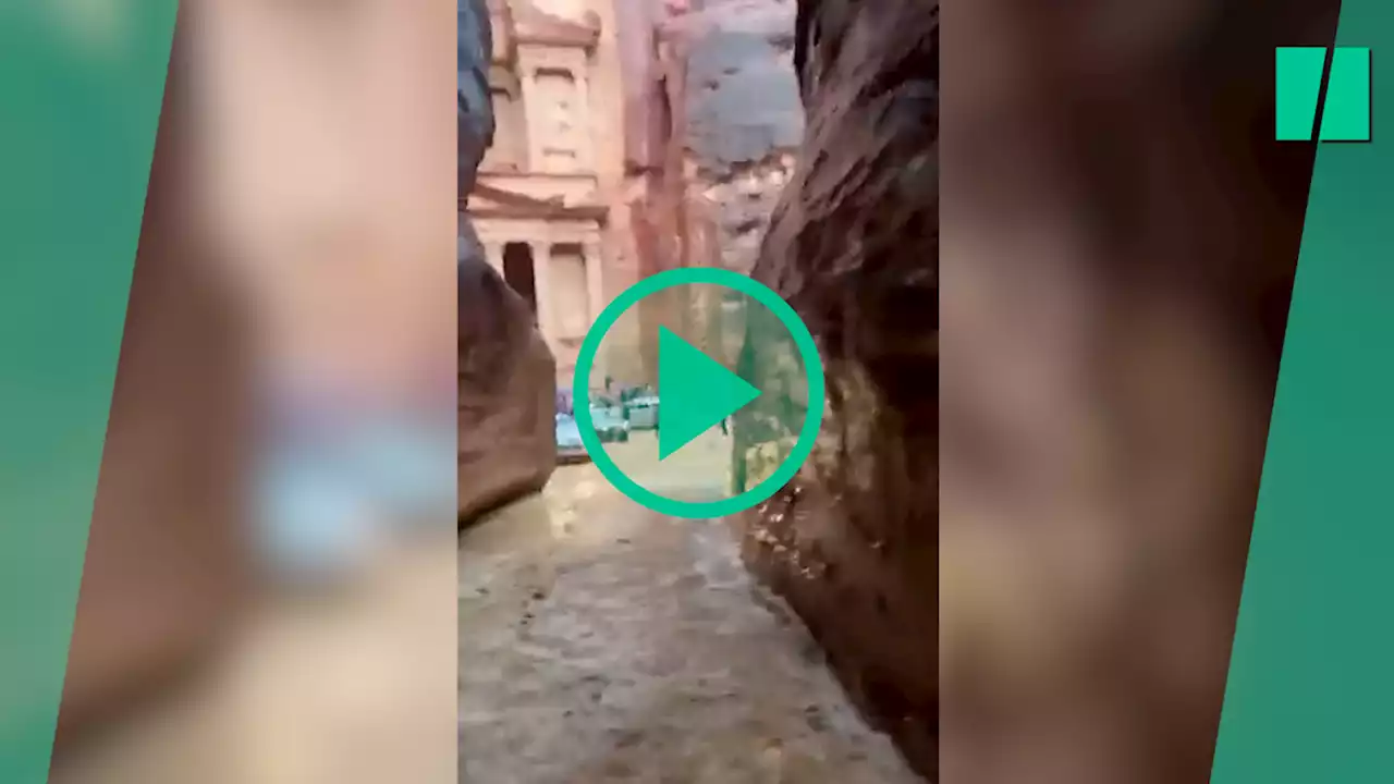 Les images du site archéologique de Petra victime de pluies torrentielles