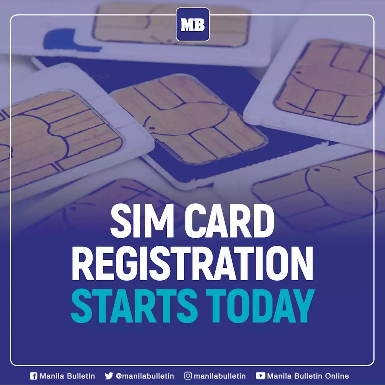 SIM Registration starts Dec 27