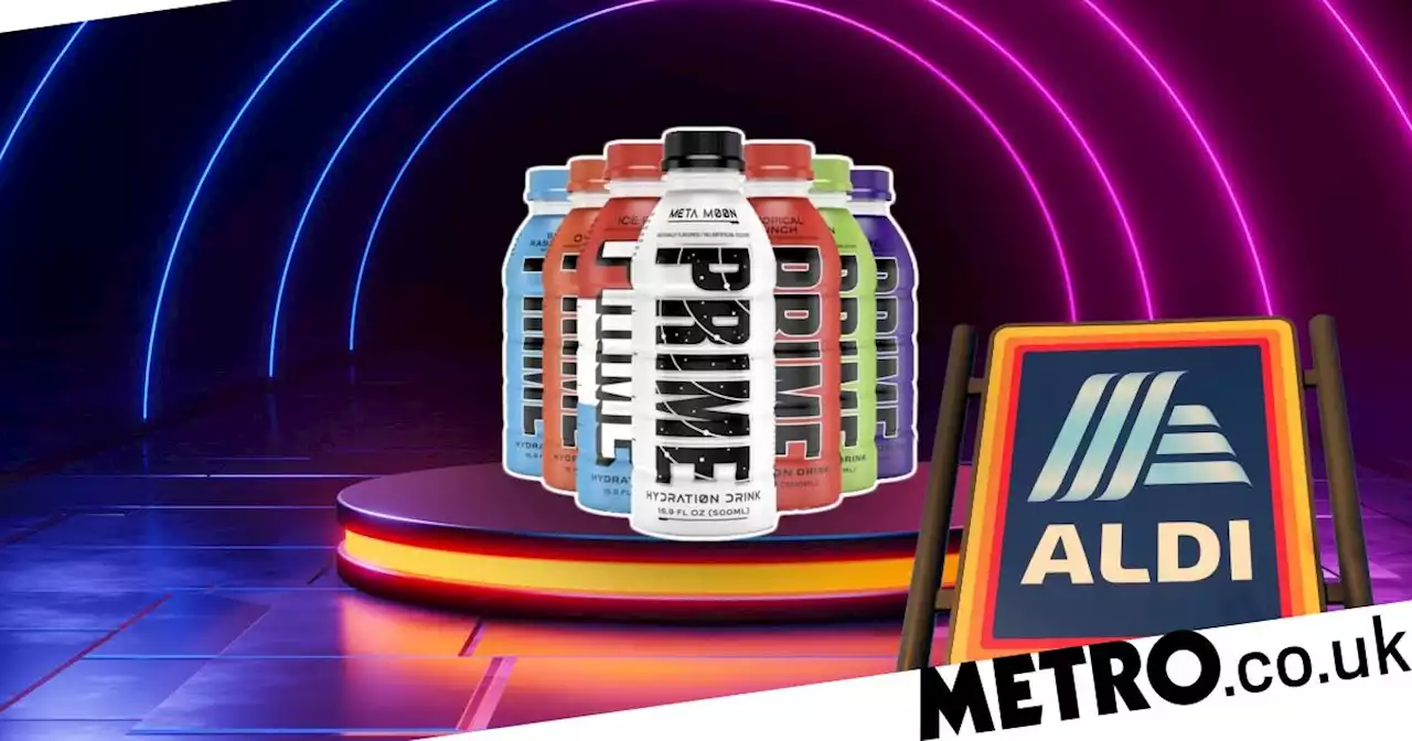 Prime Energy drinks to go on sale in Aldi this week for £1.99