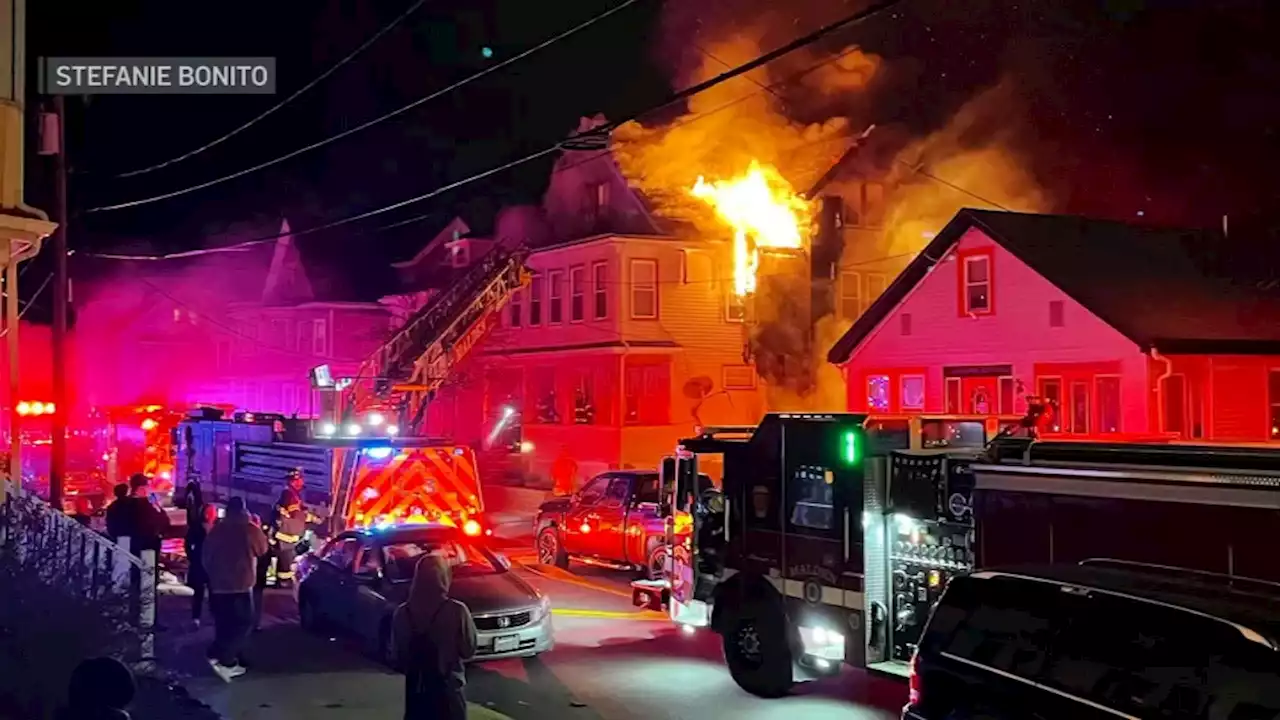 2 Firefighters Hurt, 9 People Displaced After Malden House Fire