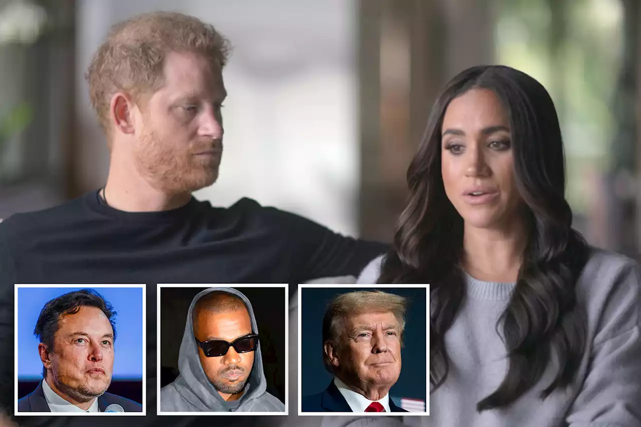 Harry and Meghan branded ‘narcissists,’ likened to Kanye West, Trump and Elon Musk