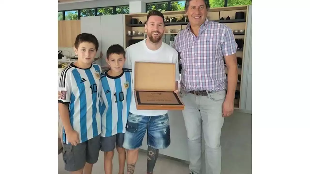 Un mensaje para la hinchada | Lionel Messi fue declarado ciudadano ilustre de Funes