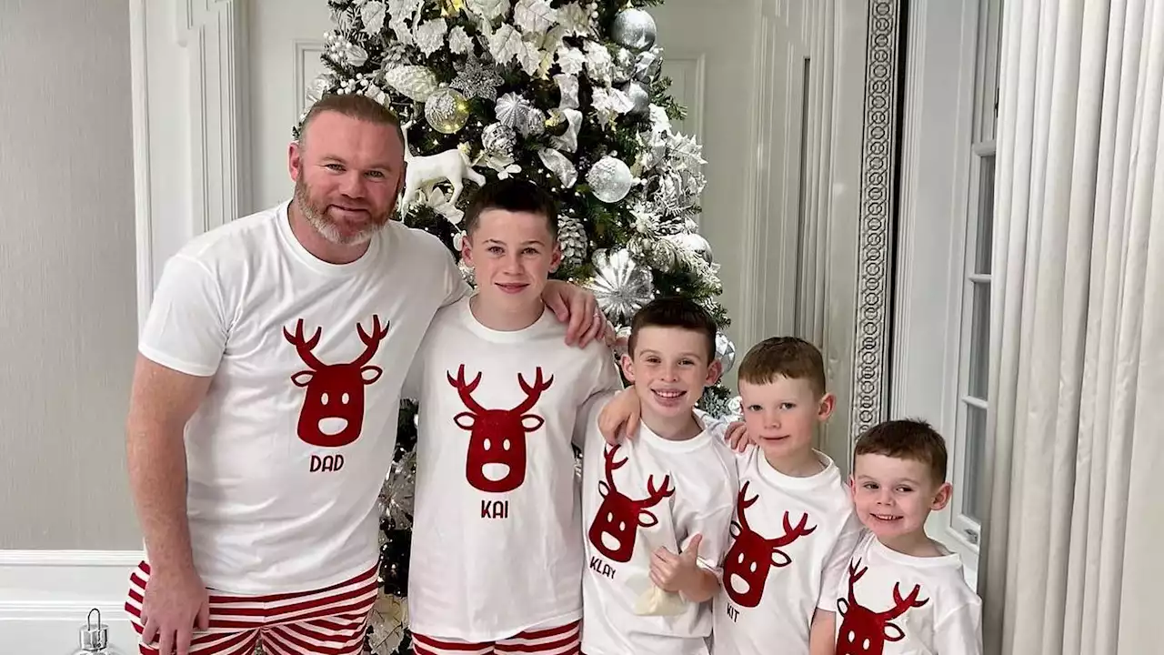 Total Süß! Wayne Rooney und seine Söhne tragen Partnerlook