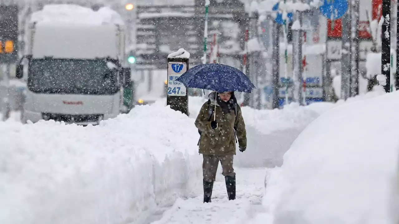 Las nevadas en Japón provocan 18 muertos y cientos de heridos