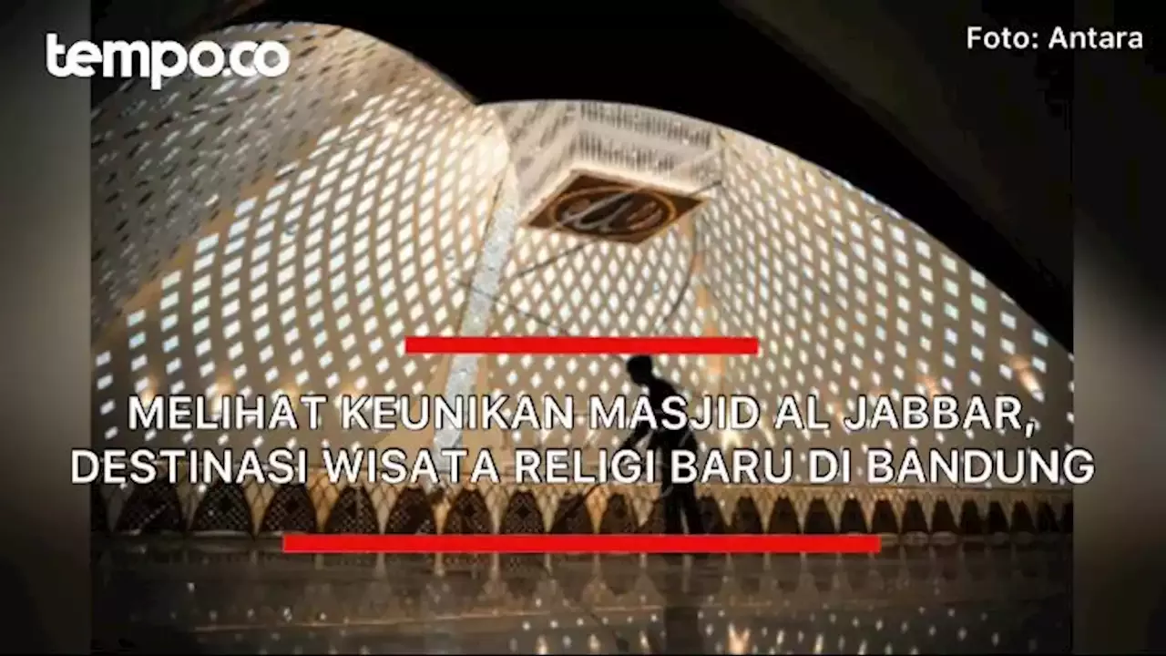 Melihat Keunikan Masjid Al Jabbar, Destinasi Wisata Religi Baru Di Bandung